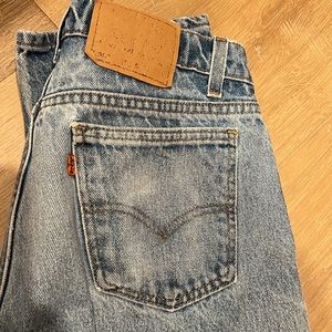 Orange tag vintage Levi 505s